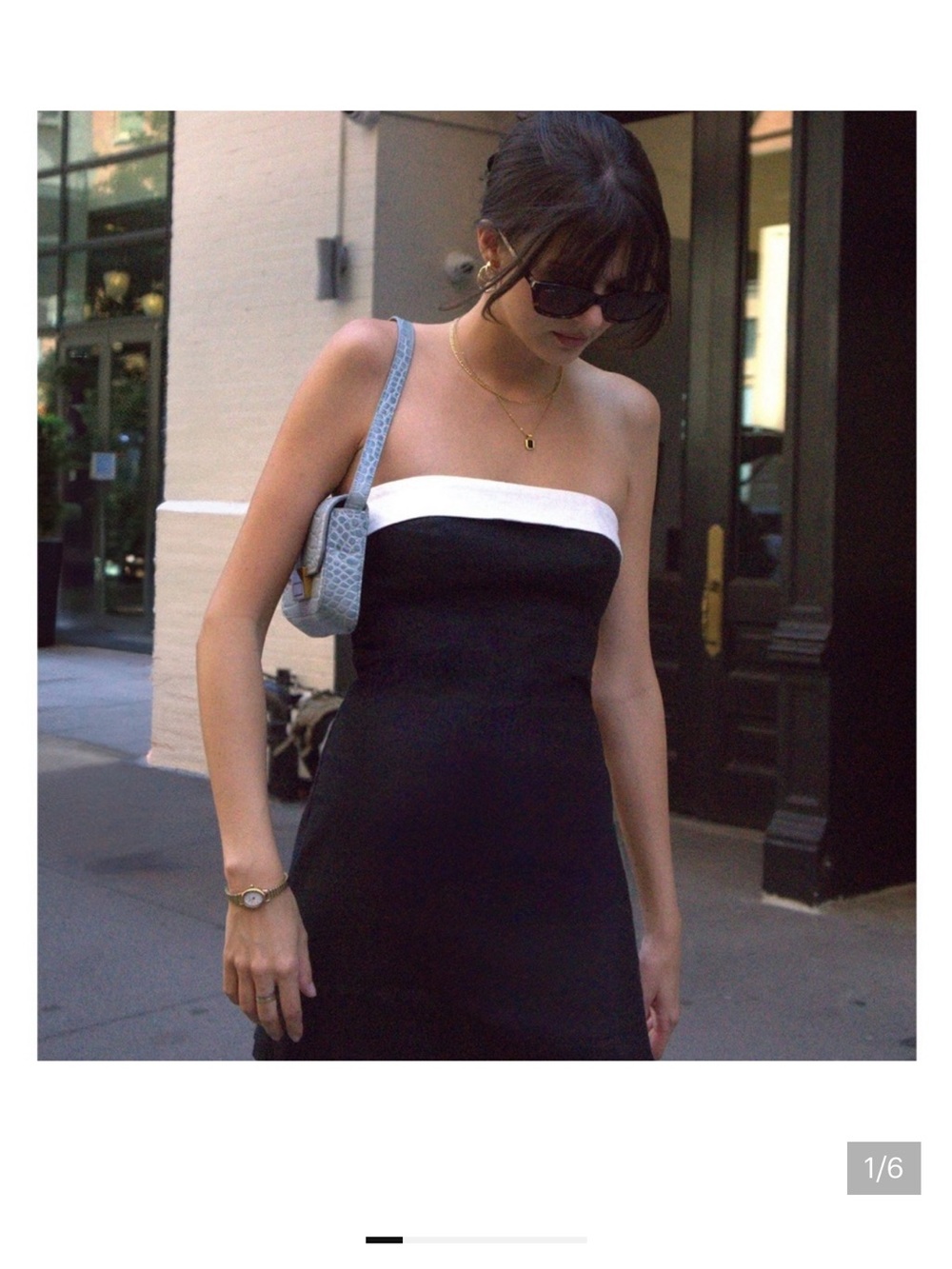 Few Moda Kourt Alexis Strapless Linen Dress